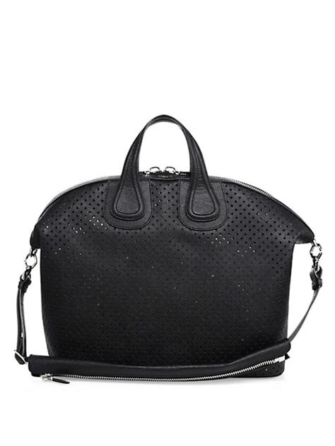 Givenchy Nightingale Perforated Leather Bag 